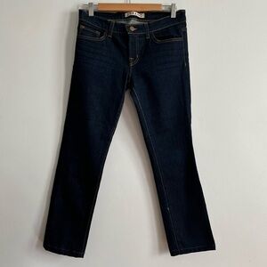 J Brand Skinny Slim Low Rise Cropped Jeans